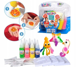 AQUA GELZ CREATIVE SET, FAREBNÉ GÉLOVÉ FORMY